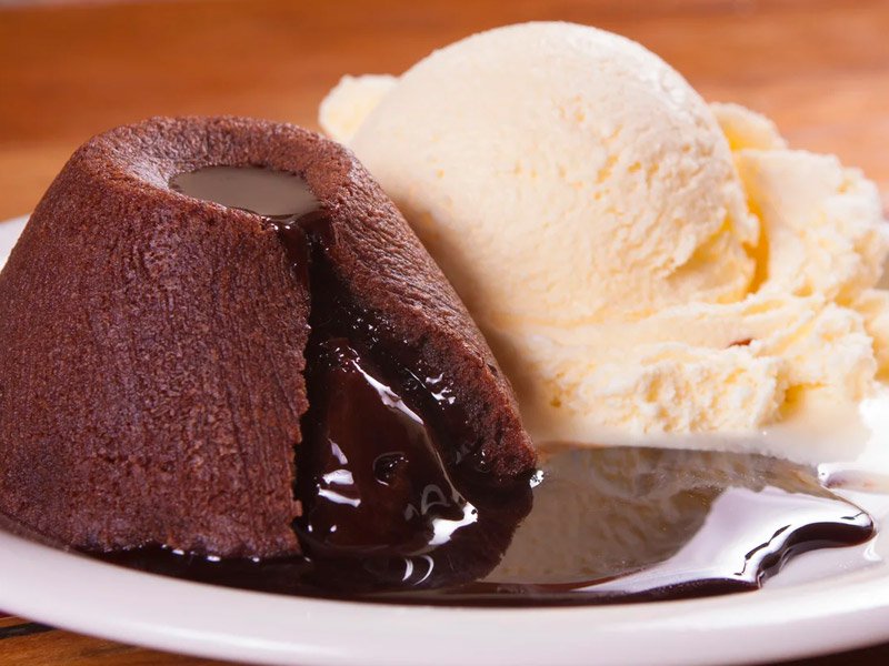 Brownie com Sorvete